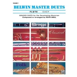 Belwin Master Duets Flute: Easy, Volume 1 - Flute Duet