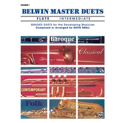 Belwin Master Duets Flute: Intermedate, Vol. 1 - Flute Duet