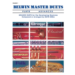 Belwin Master Duets Flute: Advanced, Vol. 1 - Flute Duet