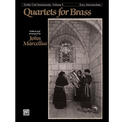 Quartets for Brass: Easy-Intermediate, Volume 1 - Treble Clef Instruments