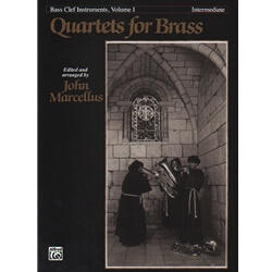 Quartets for Brass: Intermediate, Volume 1 - Bass Clef Instruments