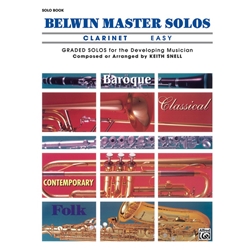 Belwin Master Solos Clarinet: Easy, Vol. 1 - Clarinet Part