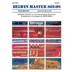 Belwin Master Solos Trumpet: Advanced, Vol. 1 - Trumpet Part