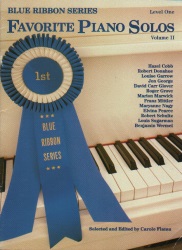 Blue Ribbon Series: Favorite Piano Solos, Level 1, Volume 2 - Piano