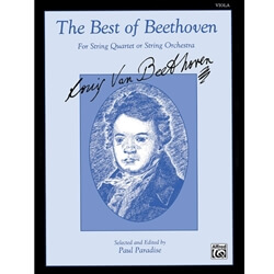 Best of Beethoven for String Quartet or String Orchestra - Viola Part