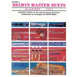 Belwin Master Duets Clarinet: Easy, Volume 2 - Clarinet Duet