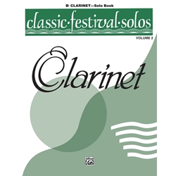 Classic Festival Solos: Clarinet, Volume 2 - Clarinet Part