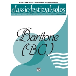 Classic Festival Solos: Baritone B.C., Volume 2 - Piano Accompaniment