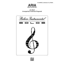 Aria (Bist Du Bei Mir) - Trumpet (or Baritone TC) and Piano