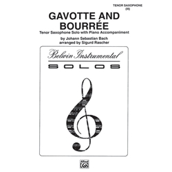 Gavotte and Bouree - Tenor sax and piano