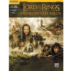 Lord of the Rings: Instrumental Solos (Book/CD) - Alto Sax