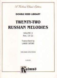 22 Russian Melodies Vol. 2 Nos. 13-22 - Oboe and Piano