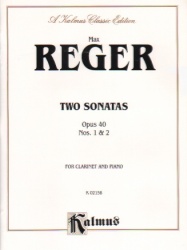 2 Sonatas, Op. 49, Nos. 1 and 2 - Clarinet and Piano