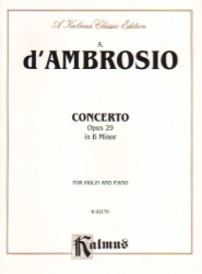 Concerto in B Minor, Op. 29 - Violin and Piano