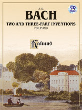 2- and 3-Part Inventions (Bk/CD) - Piano