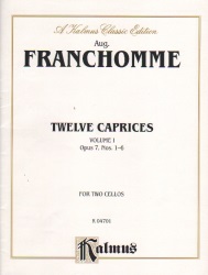 12 Caprices, Volume 1 (Op. 7 Nos. 1-6) - Cello Duet