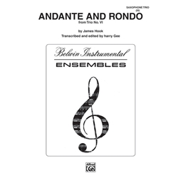 Andante and Rondo from Trio No. 6 - Sax Trio AAA/AAT