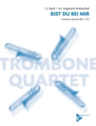 Bist Du Bei Mir - Trombone Quartet