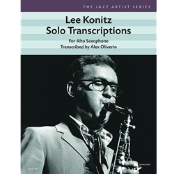 Lee Konitz Solo Transcriptions for Alto Saxophone