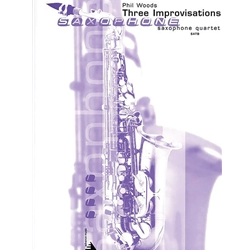 3 Improvisations - Sax Quartet SATB