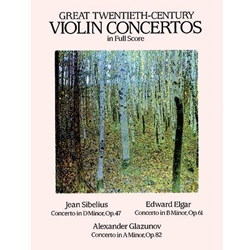 Great Twentieth-Century Violin Concertos - Full Score