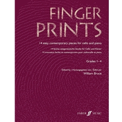 Fingerprints: 14 Easy Contemporary Pieces for Cello and Piano