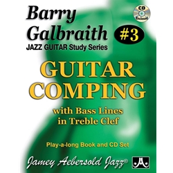 Guitar Comping with Bass Lines in Treble Clef