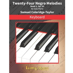 24 Negro Melodies, Op. 59, Bk. 3 - Piano