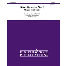 Divertimento No. 1, Allegro con Spirito - Brass Choir