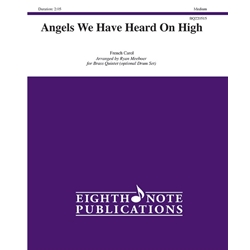 Angels We Have Heard on High - Brass Quintet (optional Drum Set)