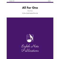 All for One - Brass Quintet with Optional Drumset
