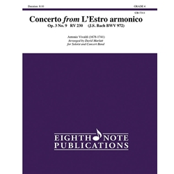 Concerto from L'Estro armonico, Op. 3 No. 9 RV 230 - Soloist and Concert Band