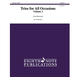 Trios for All Occasions Vol 3 - Clarinet (Interchangeable)