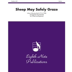 Sheep May Safely Graze - Flute Duet and Keyboard