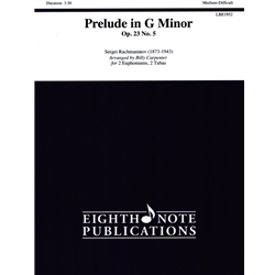 Prelude in G Minor, Op. 23 No. 5 - Tuba and Euphonium Quartet