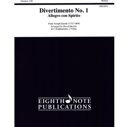 Divertimento No. 1 - Tuba and Euphonium Quartet