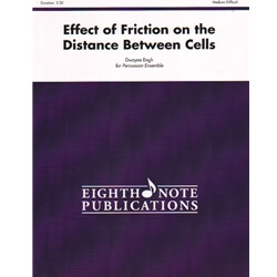 Effect of Friction on the Distance Between Cells - Mallet Quintet