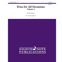 Trios for All Occasions Vol 4 - Alto Sax (Interchangeable)