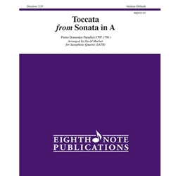 Toccata from Sonata in A - Sax Quartet SATB