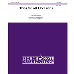 Trios for All Occasions Vol 1 - Tenor Sax (Interchangeable)
