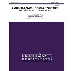 Concerto from L'Estro armonico, Op. 3, No. 9, RV 230 - Trumpet Duet with Piano