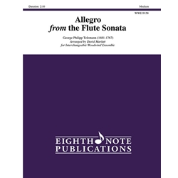 Allegro from Flute Sonata - Woodwind Quintet