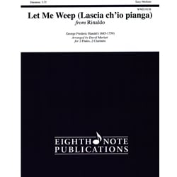 Let Me Weep (Lascia ch'io pianga) - Woodwind Quartet