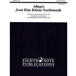 Allegro from Eine Kleine Nachtmusik - Interchangeable Woodwind Ensemble