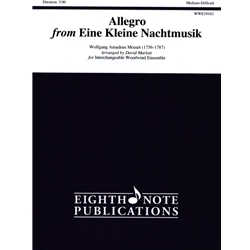 Allegro from Eine Kleine Nachtmusik - Interchangeable Woodwind Ensemble