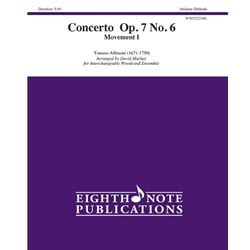 Concerto, Op. 7, No. 6 - Interchangeable Woodwind Quintet
