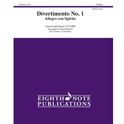 Divertimento No. 1: Allegro con Spirito - 2 Flutes and 2 Clarinets