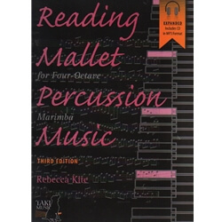 Reading Mallet Percussion Music for Four-Octave Marimba (Book/CD) - Mallet Method