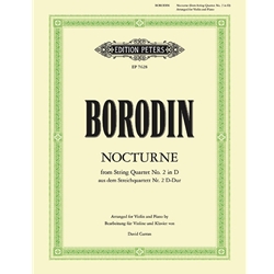 Nocturne from String Quartet No. 2 - Violin and Piano