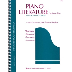 Piano Literature, Volume 5